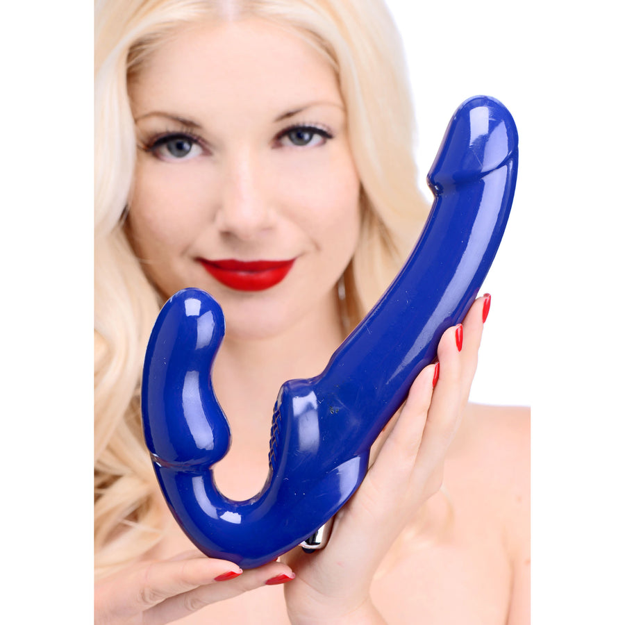 Revolver II Vibrating Strapless Strap On Dildo - AE170 - UPC-848518016799