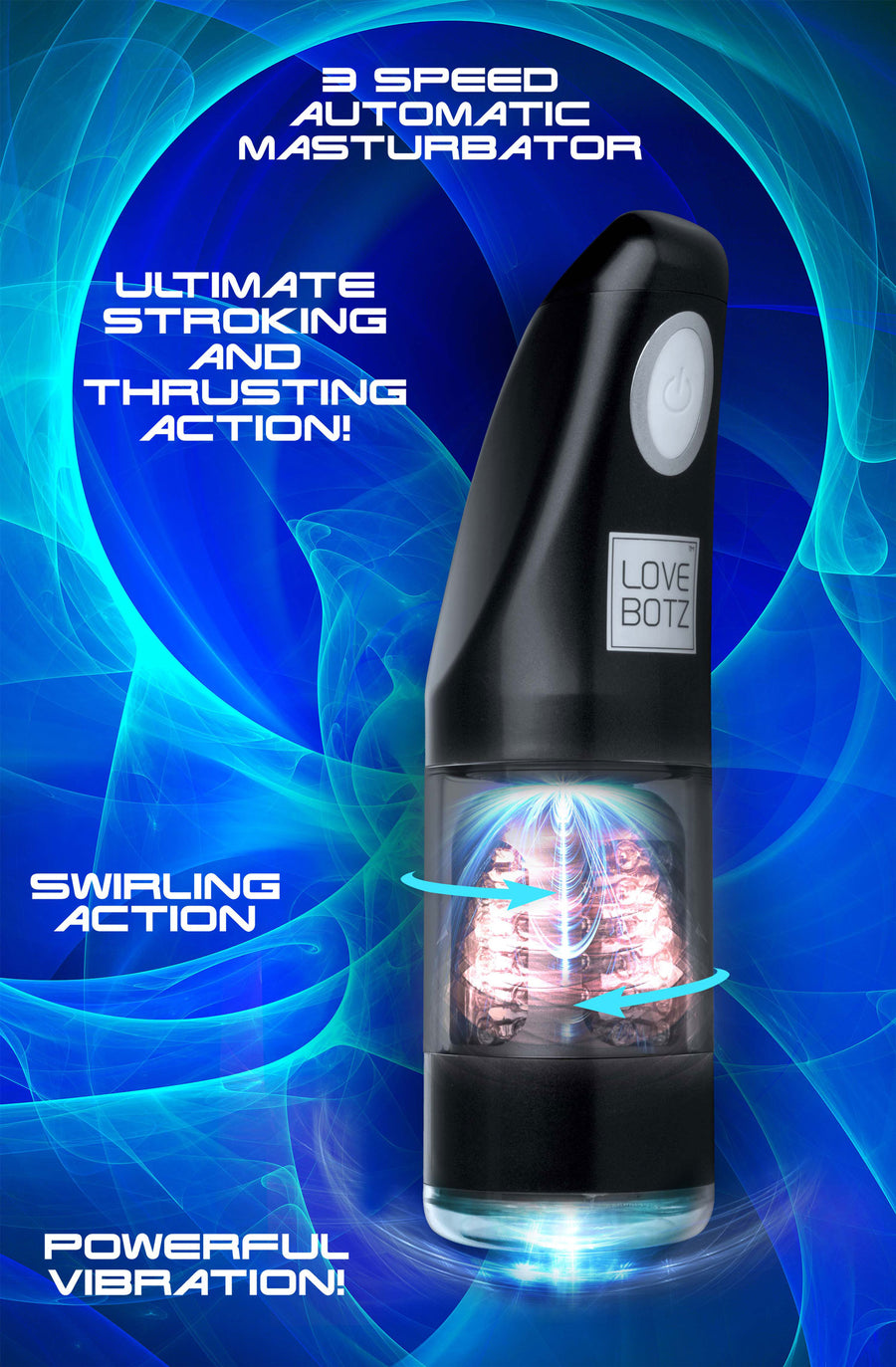 Ultra Bator Thrusting and Swirling Automatic Stroker - AE313 - UPC-848518018182