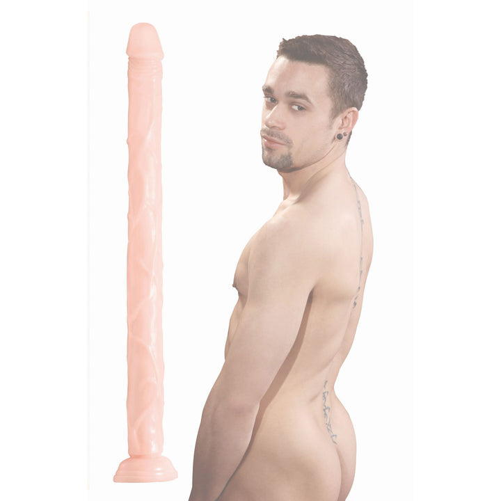 Raging Cockstars Long Dong Leo 18 Inch Dildo - AE352 - UPC-848518018625