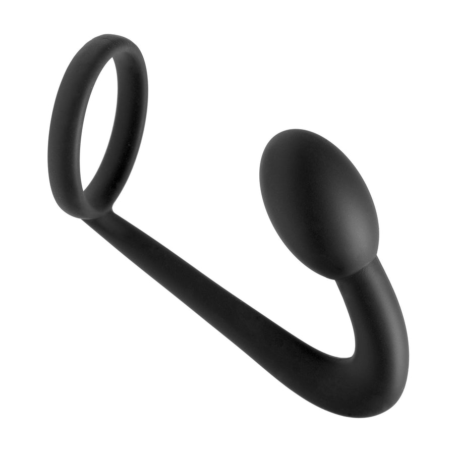 Explorer Silicone Cock Ring and Prostate Plug - AE389 - UPC-848518018878
