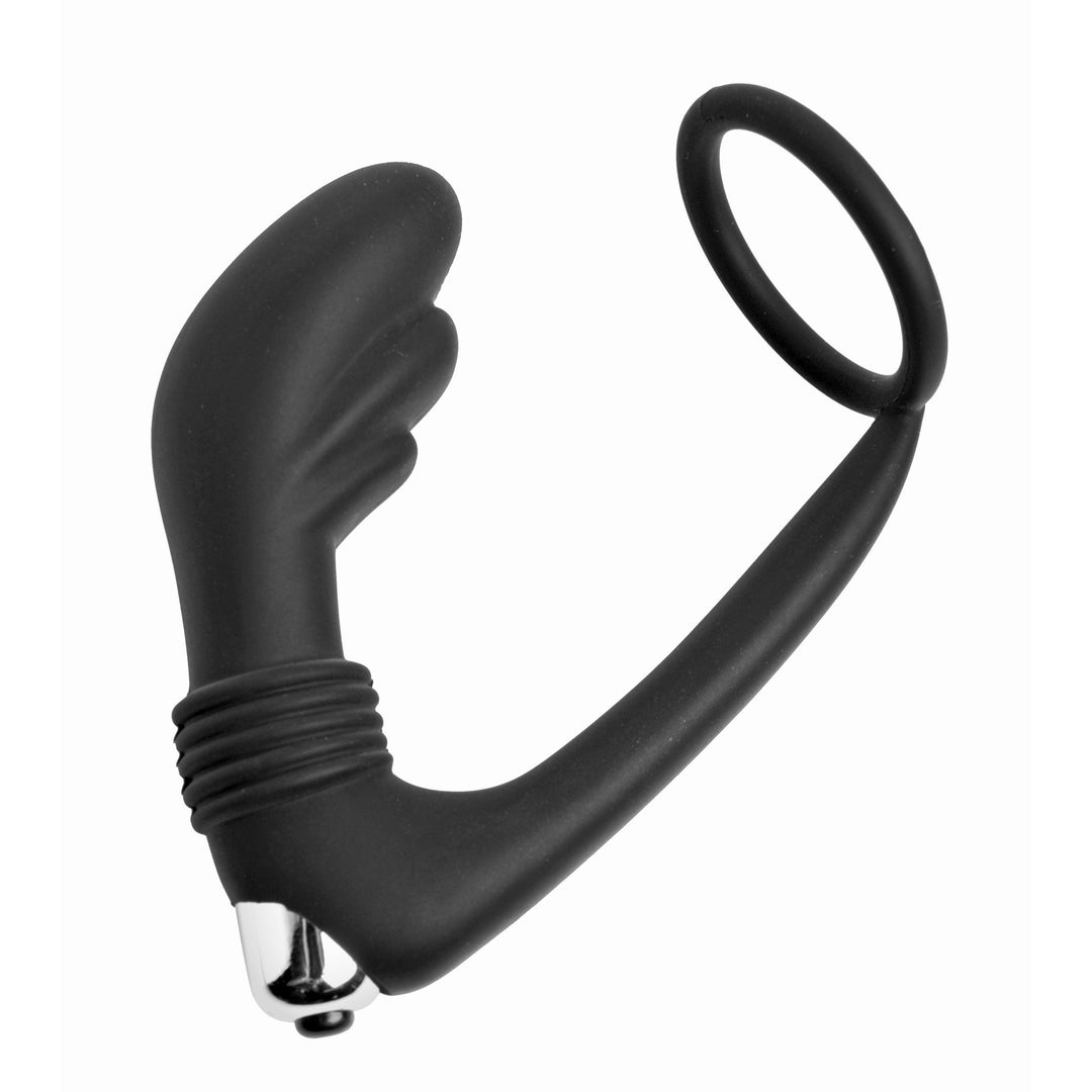 Nova Silicone Cock Ring and Prostate Vibe - AE425 - UPC-848518019271