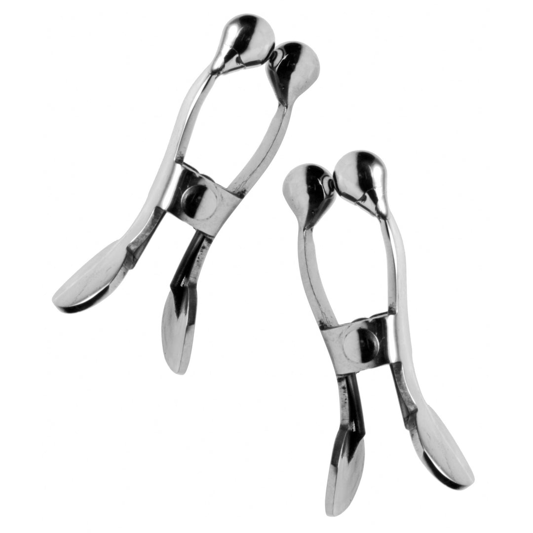 Stainless Steel Ball-Tipped Nipple Clamps - AE736 - UPC-848518022561