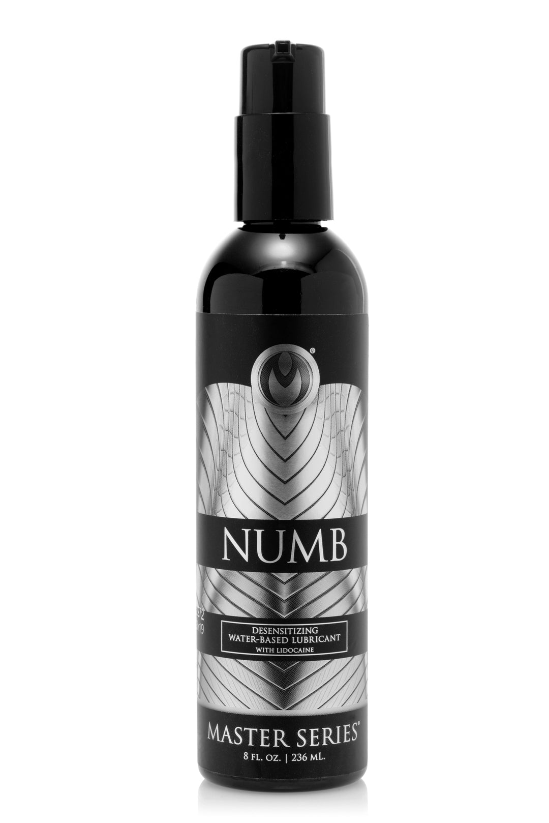 Numb Desensitizing Water Based Lubricant with Lidocaine - 8 oz - AE752 - UPC-848518022721