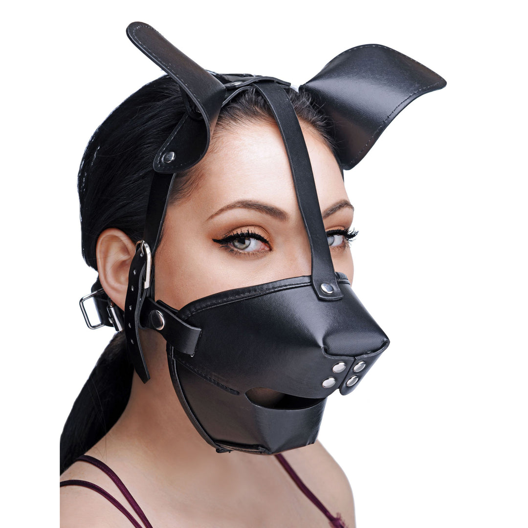 Pup Puppy Play Hood and Breathable Ball Gag - AE766 - UPC-848518022790