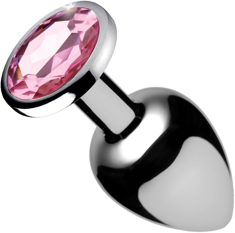 Pink Gem Anal Plug- Large - AF631-Large - UPC-848518029874