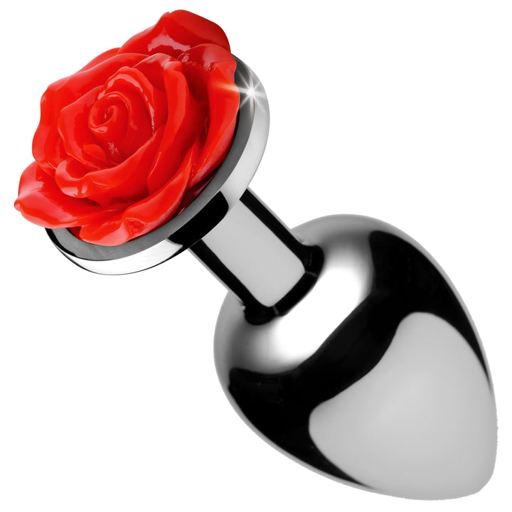 Red Rose Anal Plug- Large - AF634-Large - UPC-848518029935