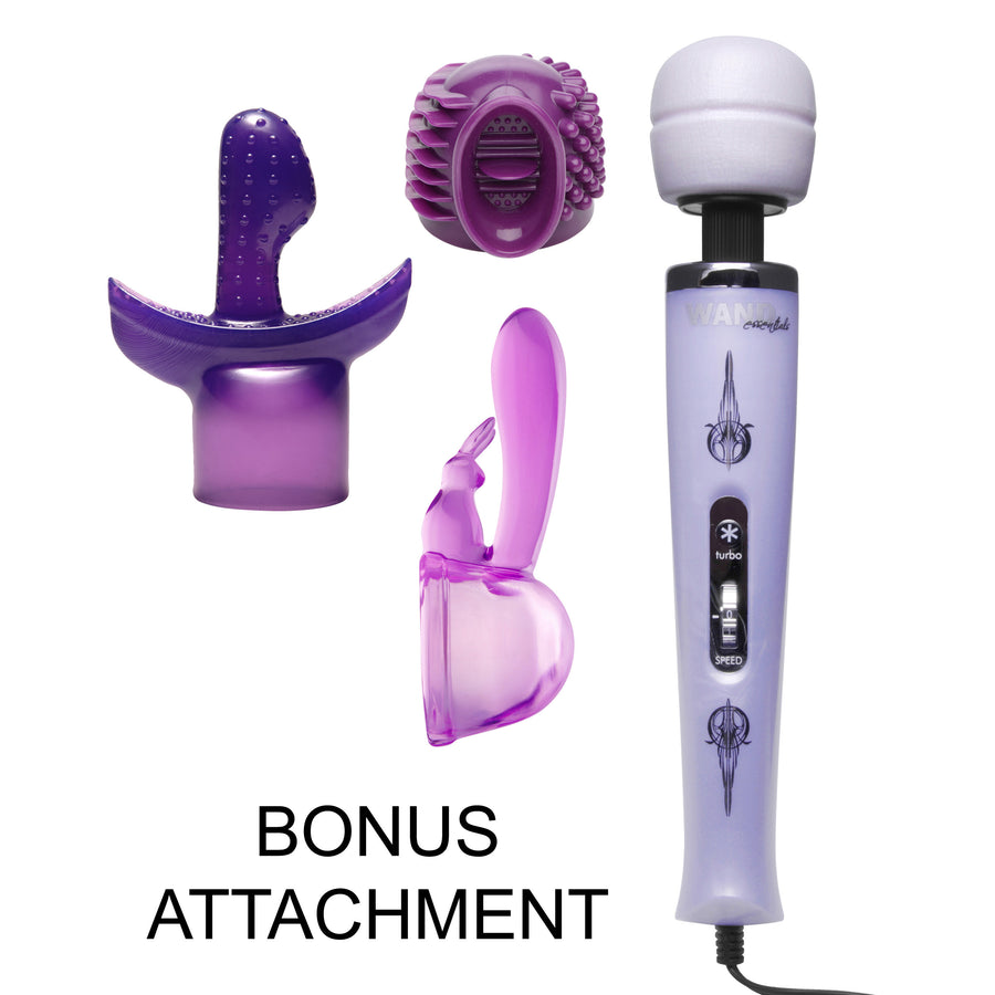 Turbo Purple Pleasure Wand Kit with Free Attachment - AF694 - UPC-