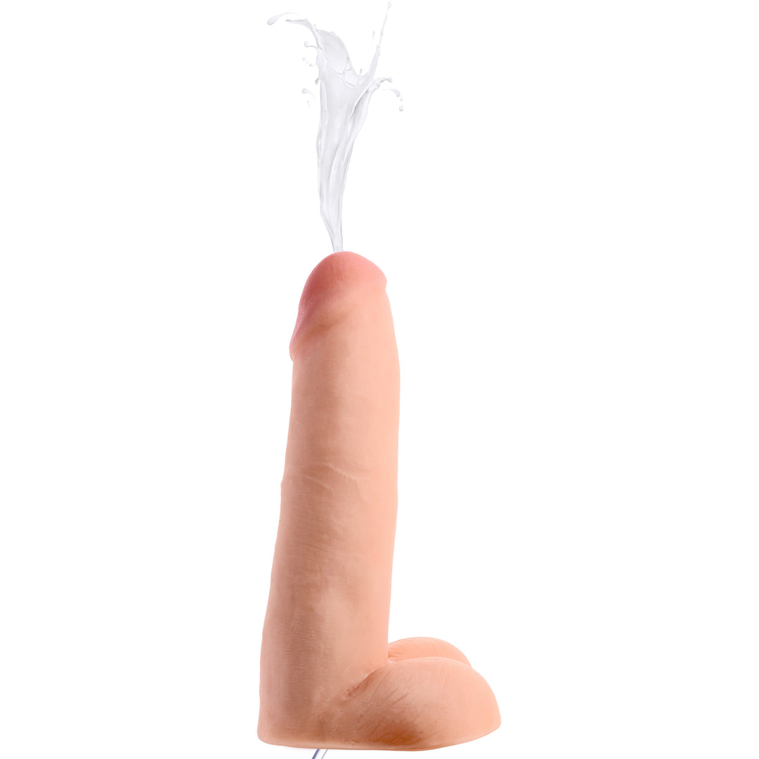 8 Inch Realistic Dual Density Squirting Dildo - AF713 - UPC-848518030658