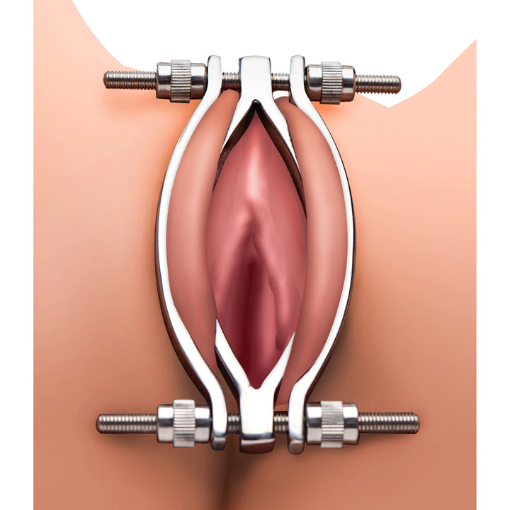 Stainless Steel Adjustable Pussy Clamp - AF720 - UPC-848518030801