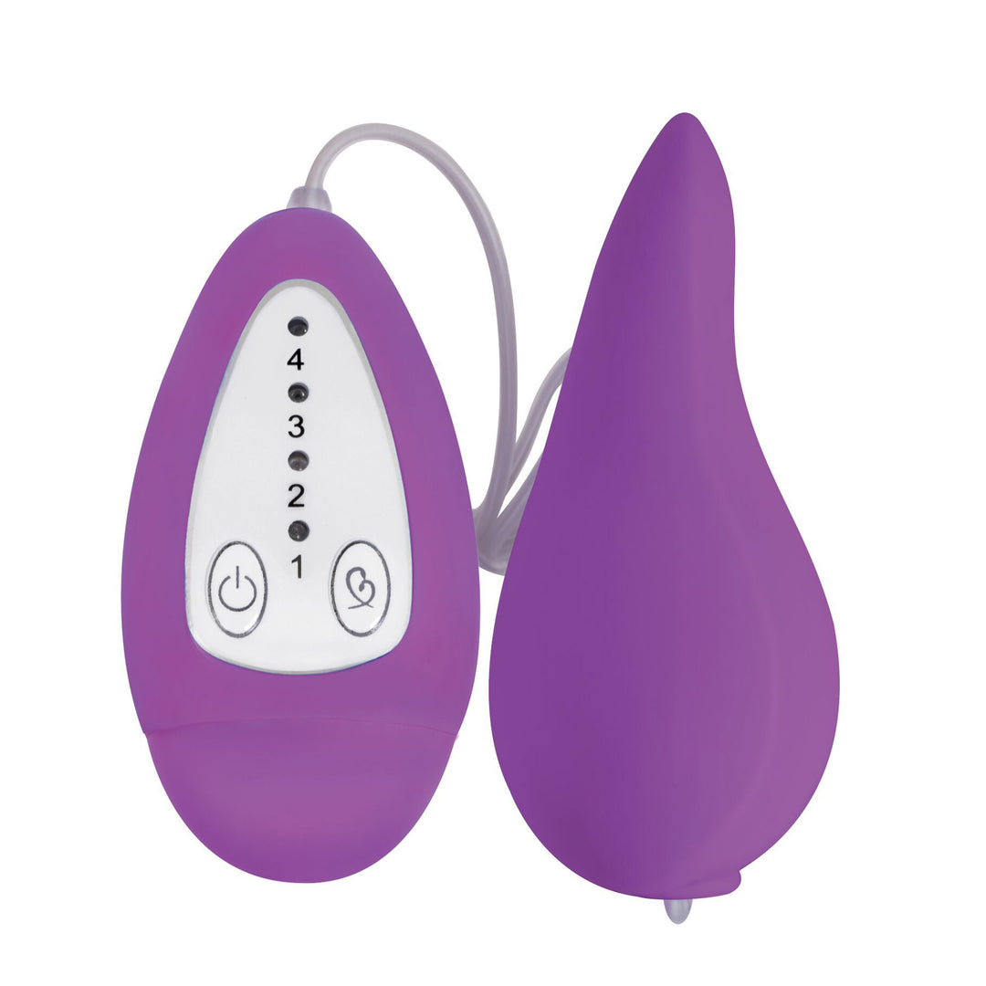 Groove Smooth Silicone Remote Vibe- Purple - CN-04-0217-40 - UPC-642610430510