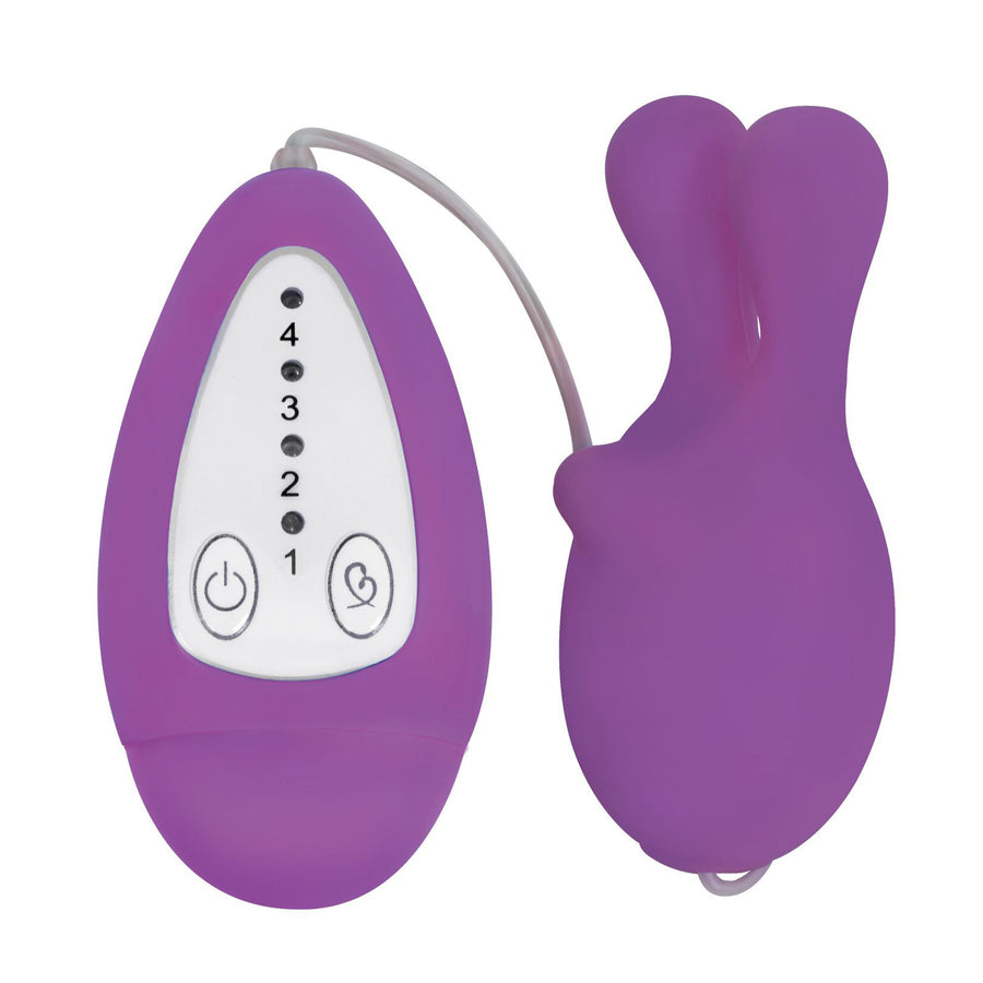 Bounce Silicone Bunny Bullet Vibe- Purple - CN-04-0220-40 - UPC-642610430541