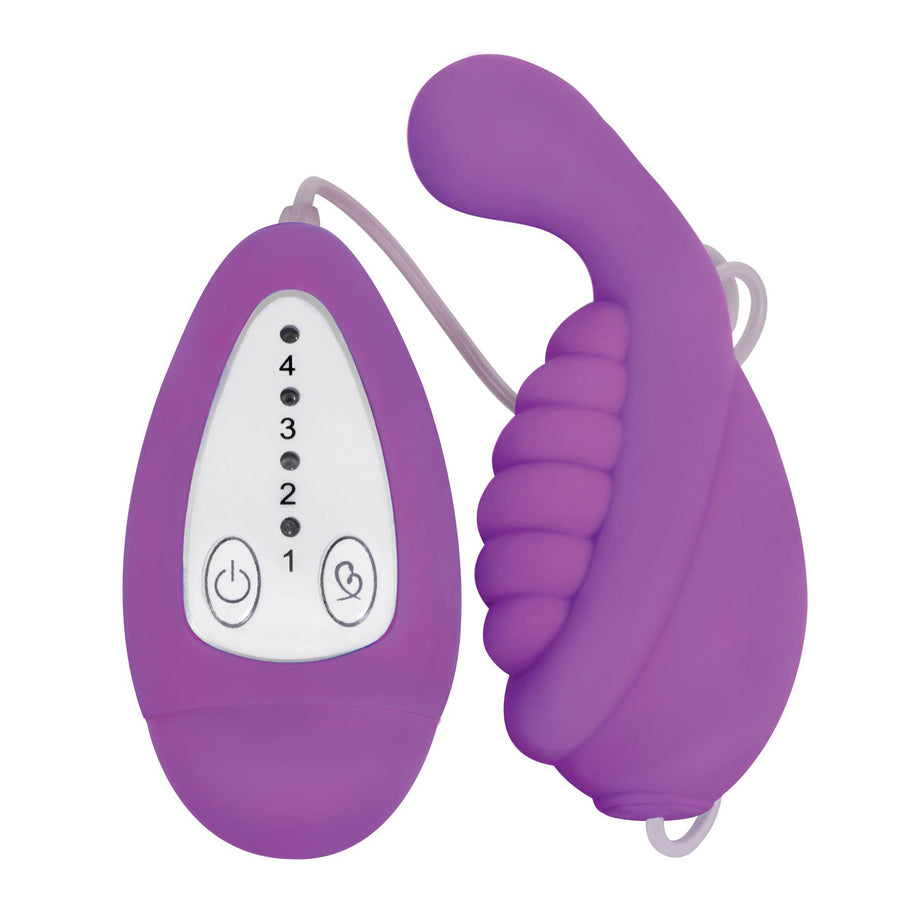 Whirl 4x Silicone Remote Vibe - Purple - AF755-Purple - UPC-642610430572