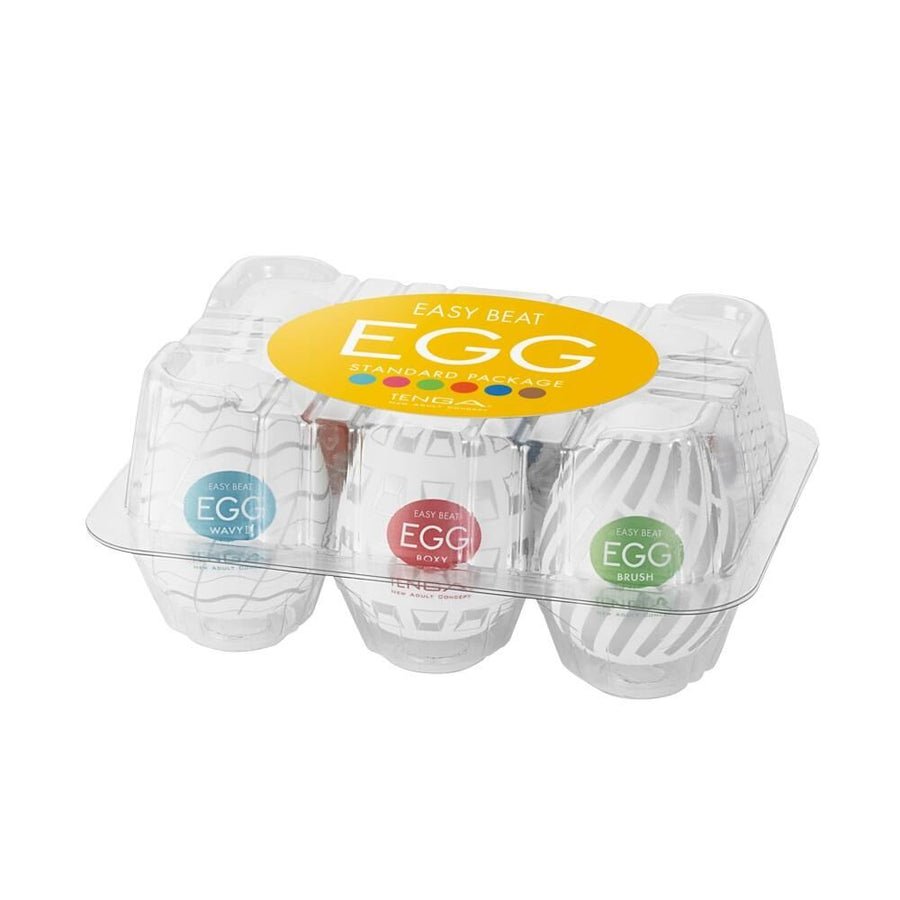 Easy Beat Egg New Standard Masturbator Six Pack - AF887 - UPC-4560220556542