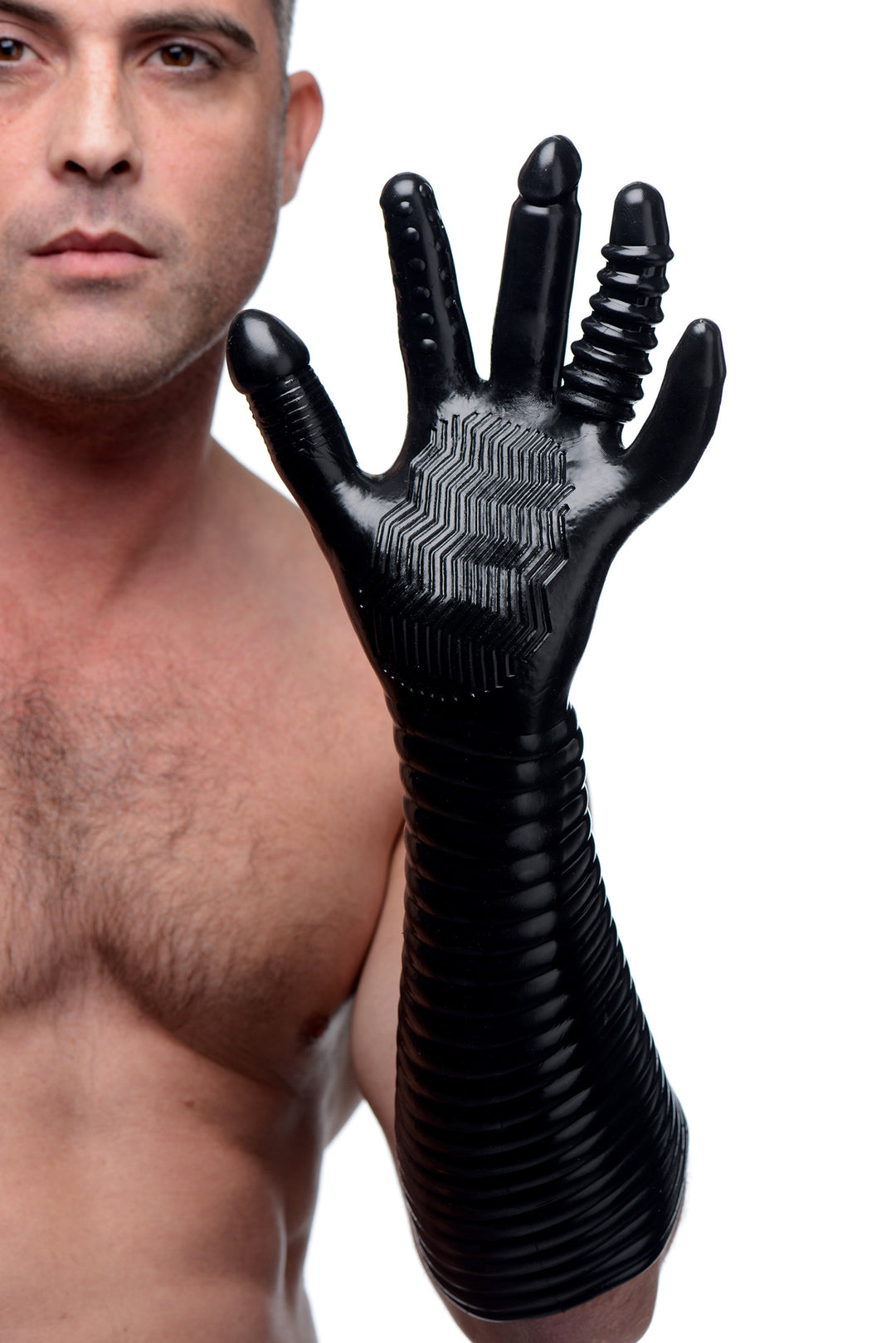 Pleasure Fister Textured Fisting Glove - AF897 - UPC-848518031778