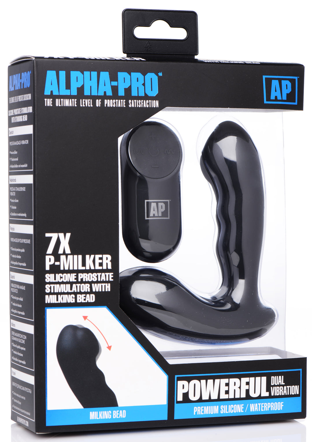 7X P-Milker Silicone Prostate Stimulator with Milking Bead