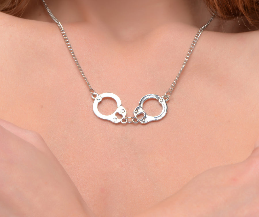 Cuff Her Handcuff Necklace - AG218 - UPC-848518034052