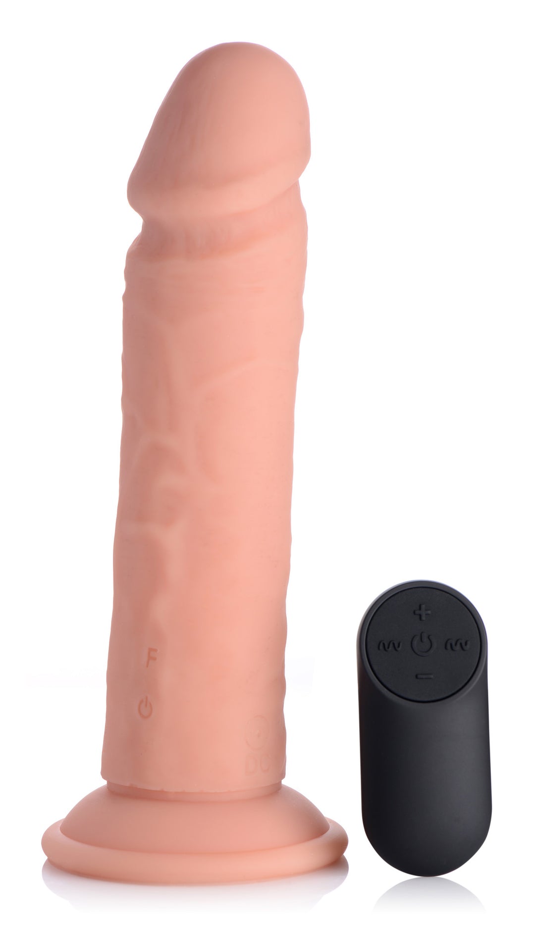 Big Shot Vibrating Remote Control Silicone Dildo - 8 Inch - CN-19-1001-10 - UPC-653078940244