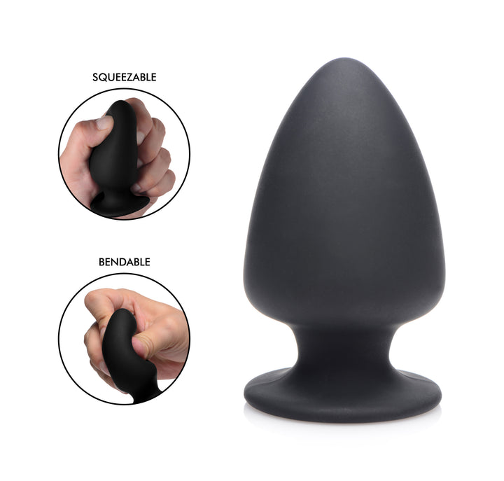 Squeezable Silicone Anal Plug - Small - AG329-Small - UPC-848518035462