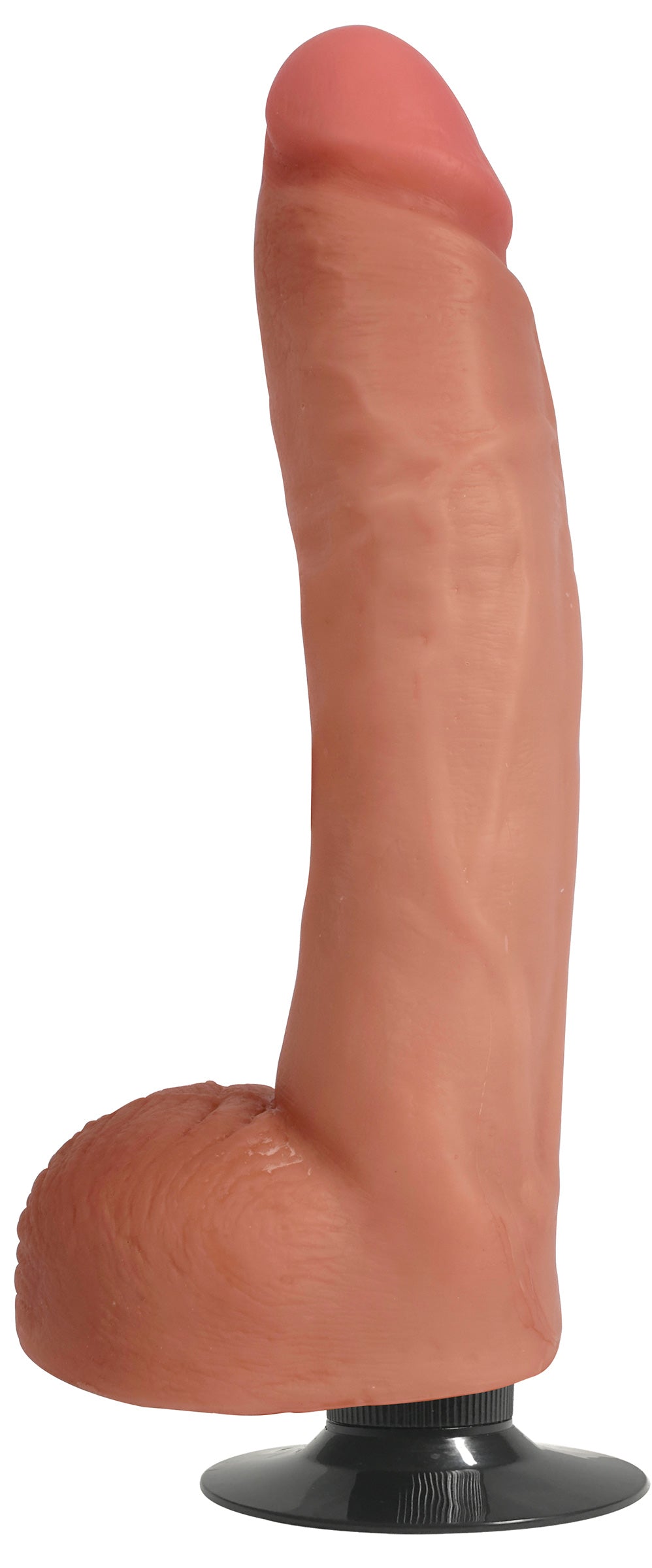 Jock Light Bareskin Vibrating Dildo with Balls - 10 Inch - CN-09-0651-10 - UPC-653078941494