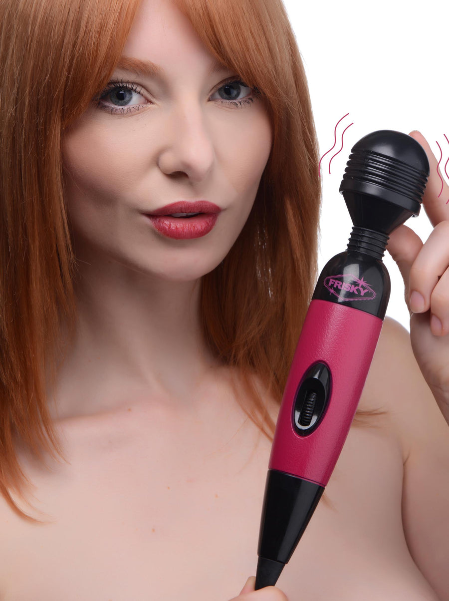 Playful Pleasure Multi-Speed Vibrating Wand - Pink - AG659-Pink - UPC-848518042576