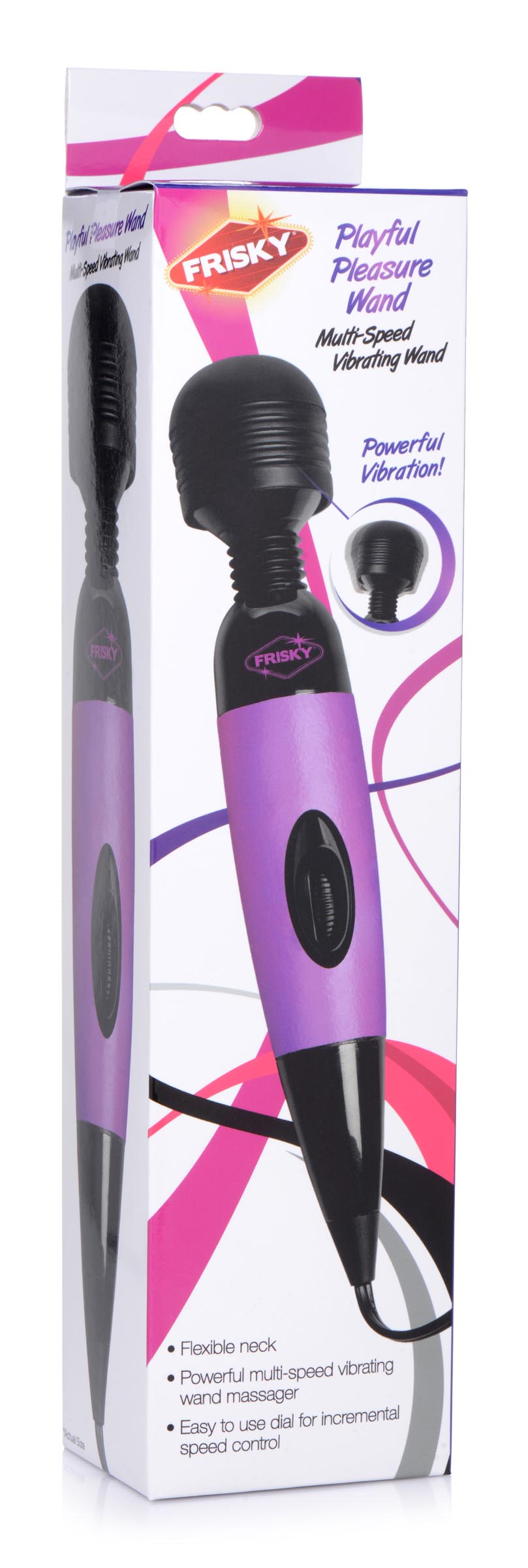 Playful Pleasure Multi-Speed Vibrating Wand - Purple