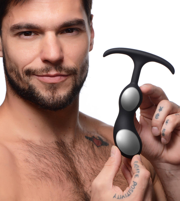 Premium Silicone Weighted Prostate Plug - Medium - AG765-Med - UPC-848518044617