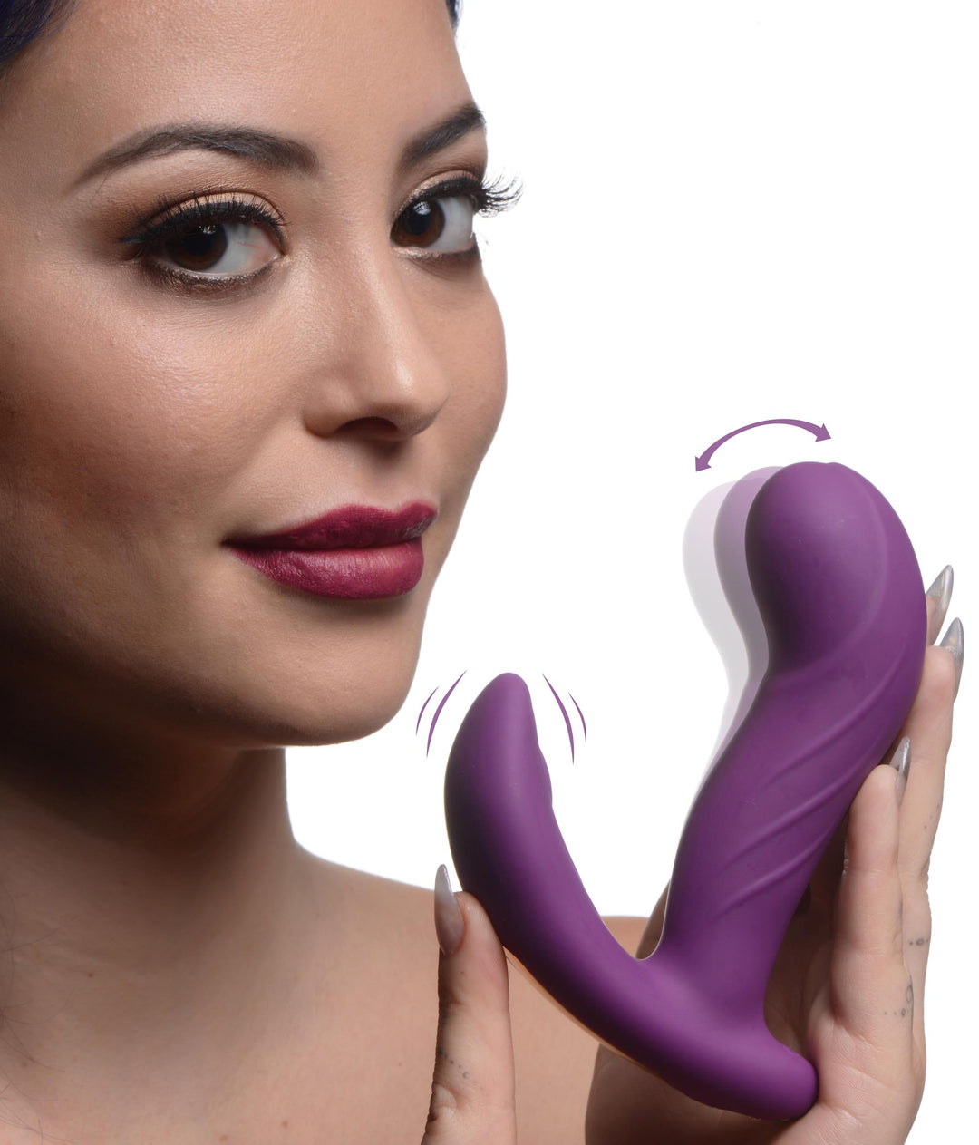 G-Rocker 10X Come Hither Silicone Vibrator with Remote Control - AG941 - UPC-848518046949