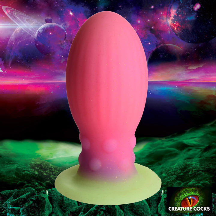 Xeno Egg Glow in the Dark Silicone Egg - Large - AH067-Large - UPC-848518049063