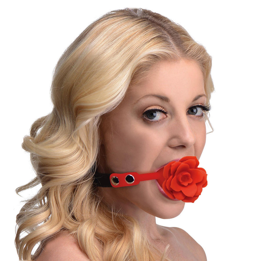 Blossom Silicone Breathable Rose Gag - AH071 - UPC-848518049124