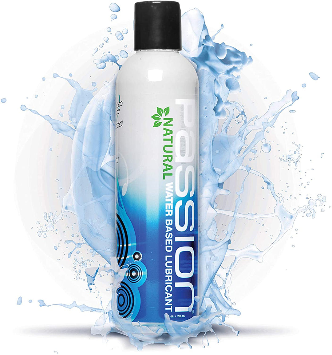 Passion Natural Water-Based Lubricant - 8 oz - PL100-8oz - UPC-811847011544