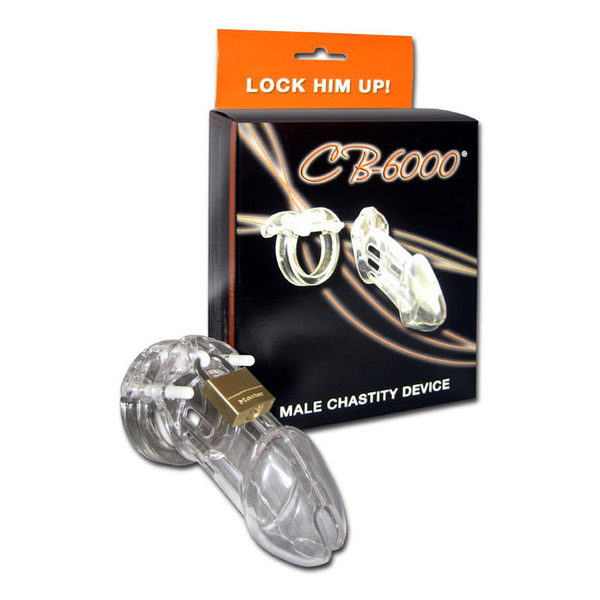 CB-6000 Male Chastity Device - CB6000-CLR - UPC-94922298515