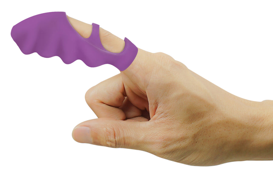 Thrill-Her Silicone Finger Vibrator - Purple - CN-04-0712-40 - UPC-653078939842