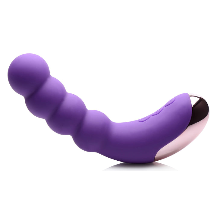 50X Silicone Beaded Vibrator - Purple - CN-04-0727-40 - UPC-653078941791