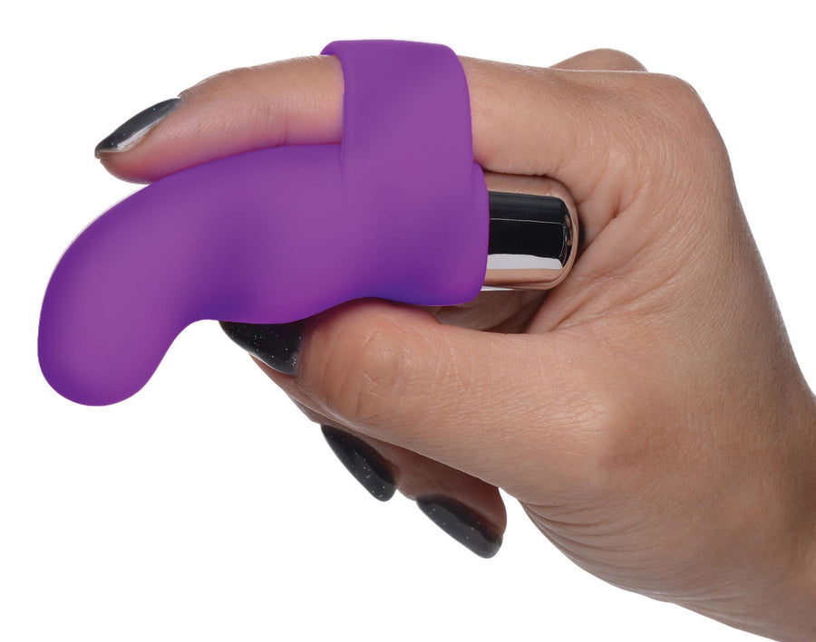 G-Thrill Silicone Finger Vibe - Purple - CN-04-0737-40 - UPC-653078941968