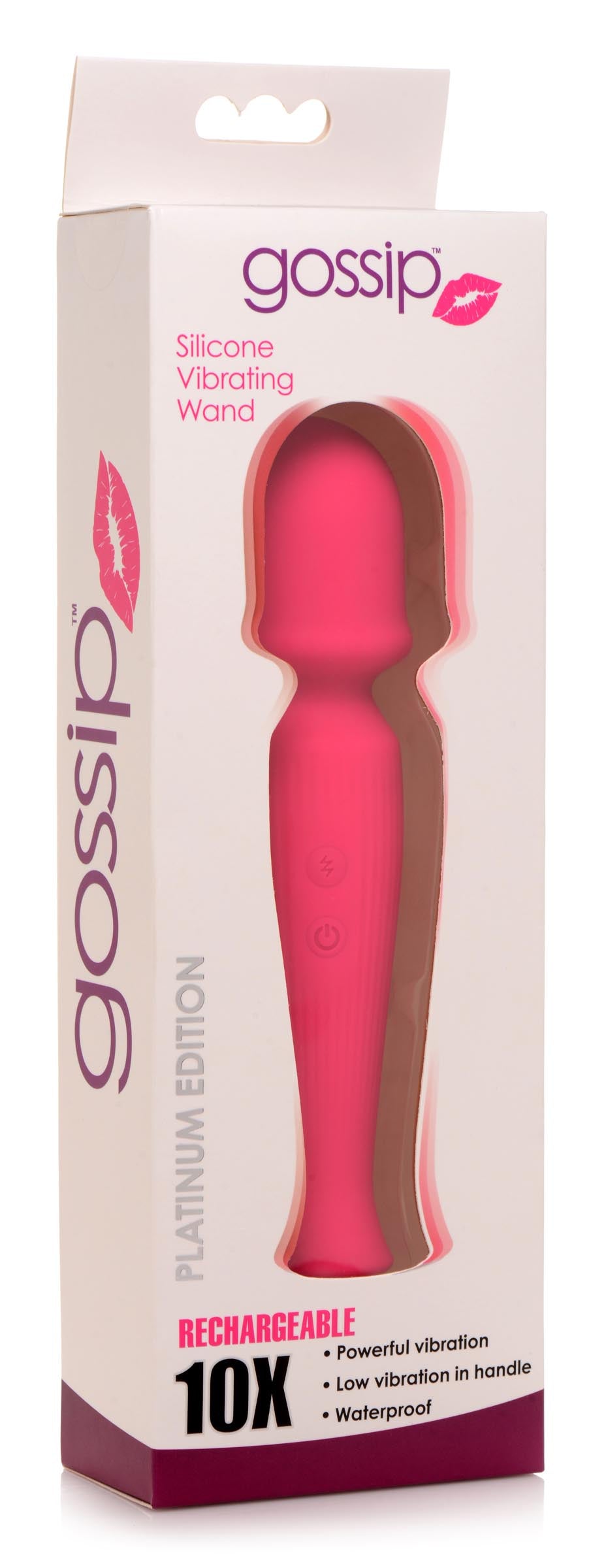 10X Silicone Wand Massager - Magenta