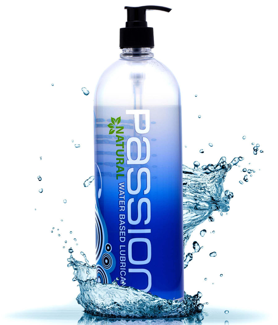 Passion Natural Water-Based Lubricant - 34 oz - PL100-34oz - UPC-811847017591