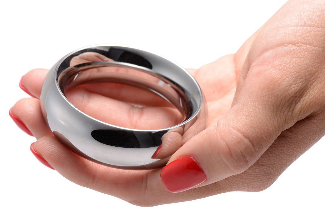 Sarge Stainless Steel Cock Ring - 2 Inches - LE355-L - UPC-848518000798