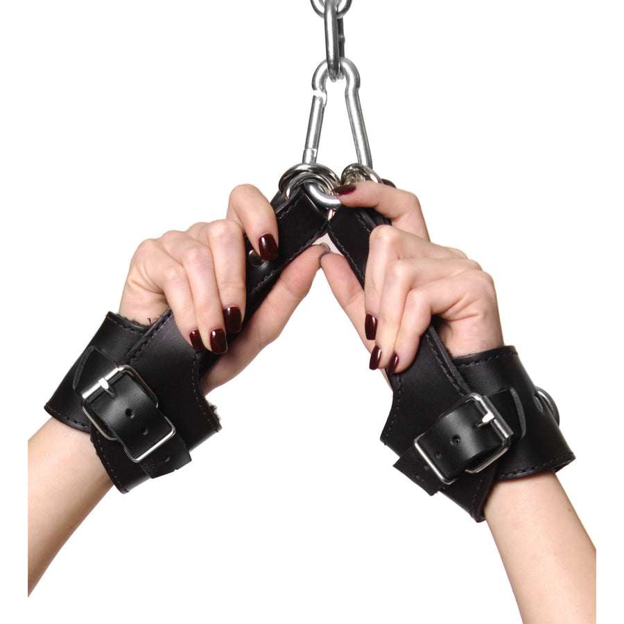 Strict Leather Fleece Lined Suspension Cuffs - LE530 - UPC-848518001559