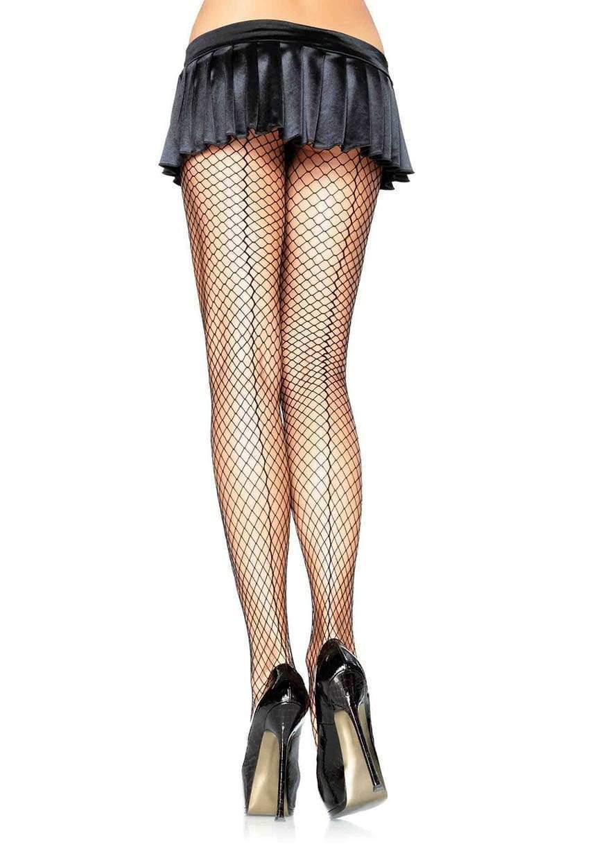 Lycra Fishnet Pantyhose with Backseam