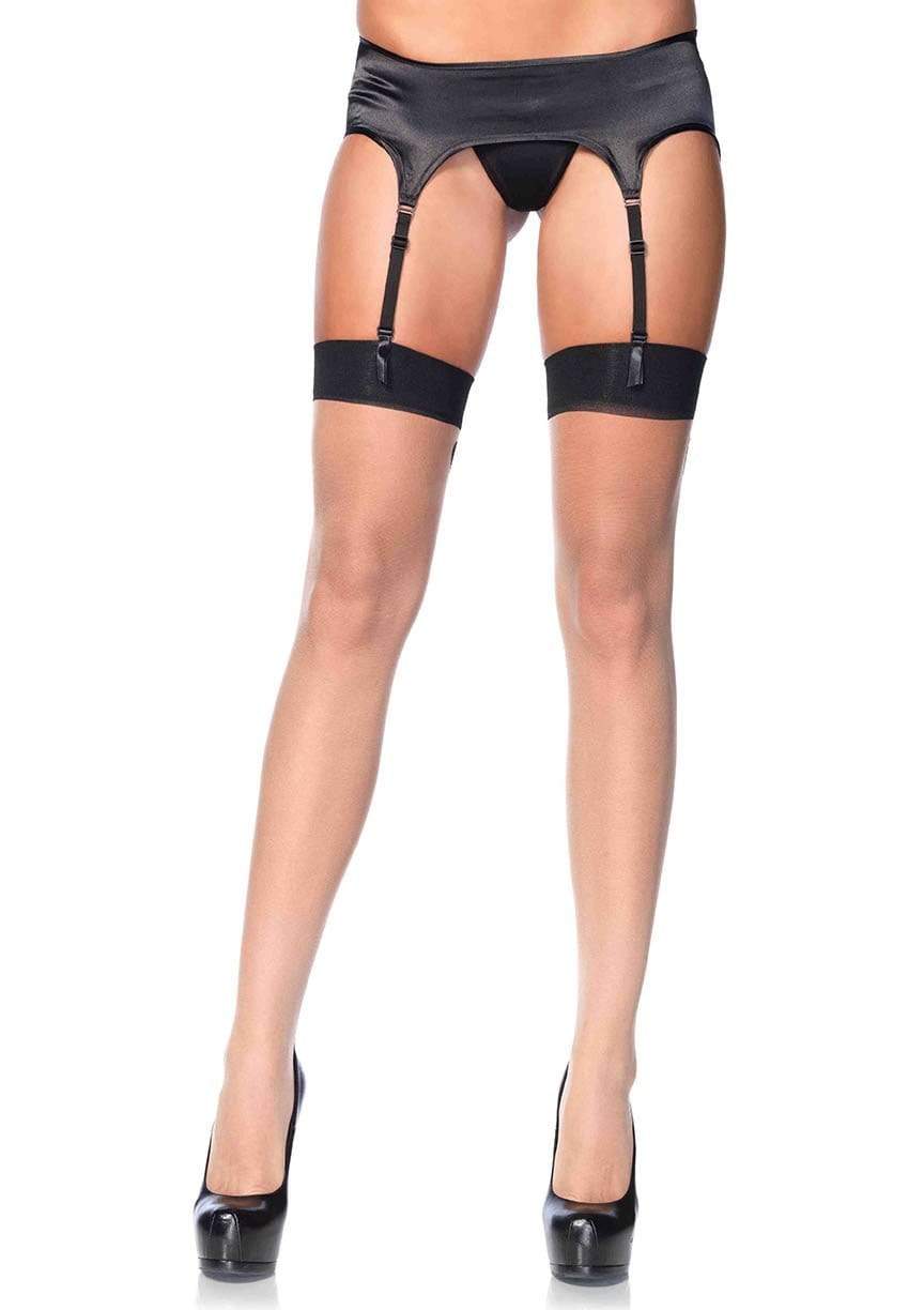 Sheer Stockings with Baroque Heel and Backseam