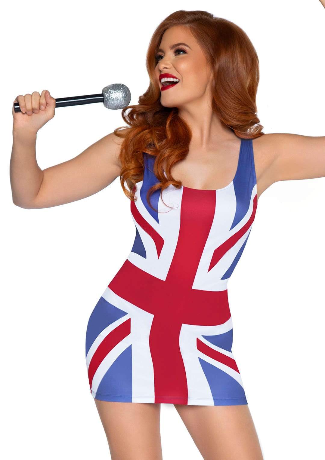 British Flag Spandex Tank Dress