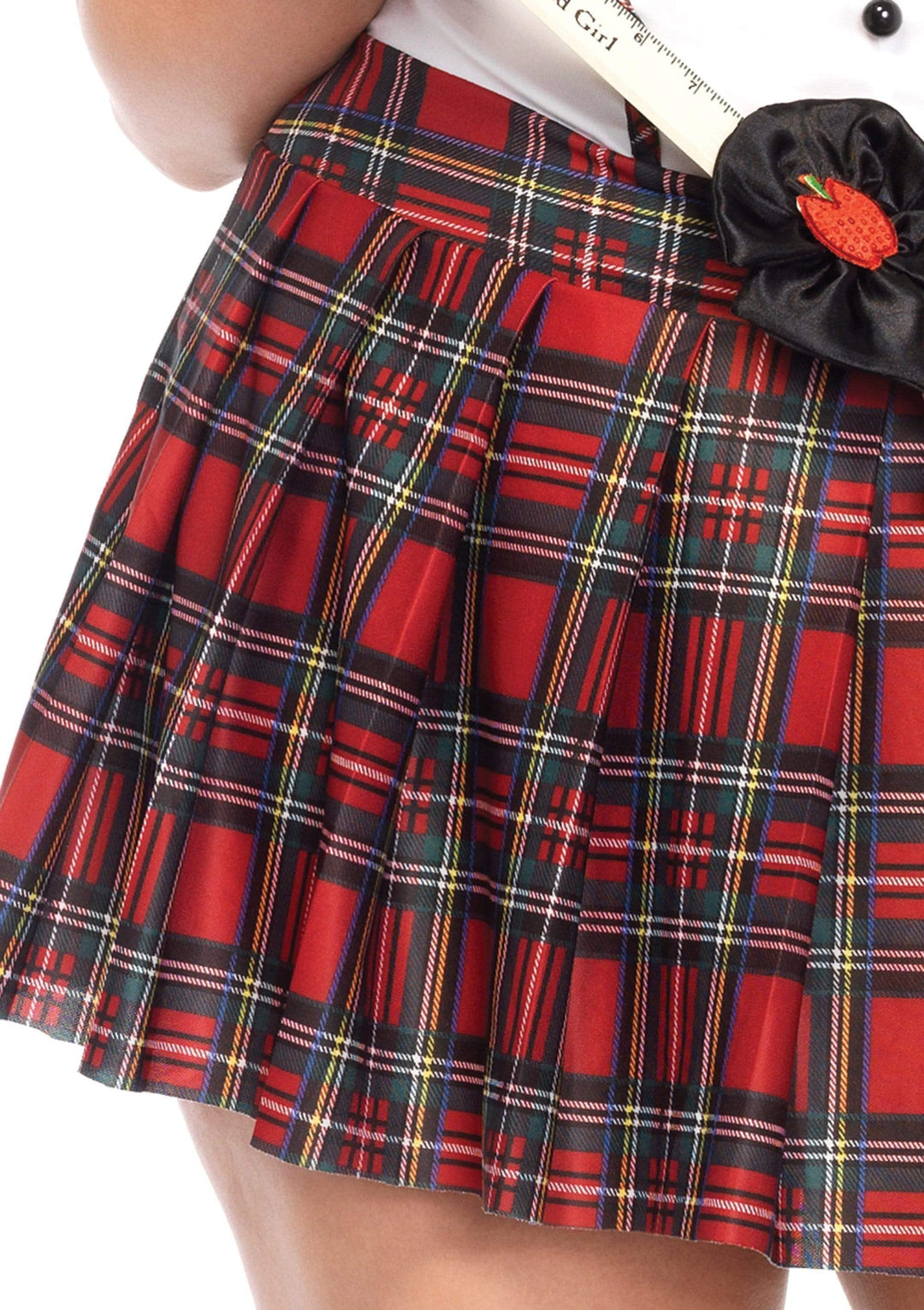 Boarding School Flirt Plus Dress Pleated Skirt and Neck Tie