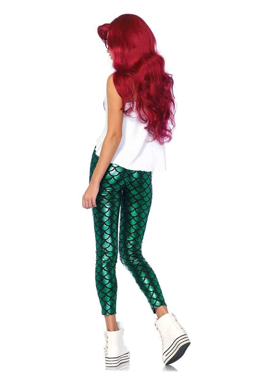 Hipster Low Rise Legging and Crop Top Mermaid Outfit