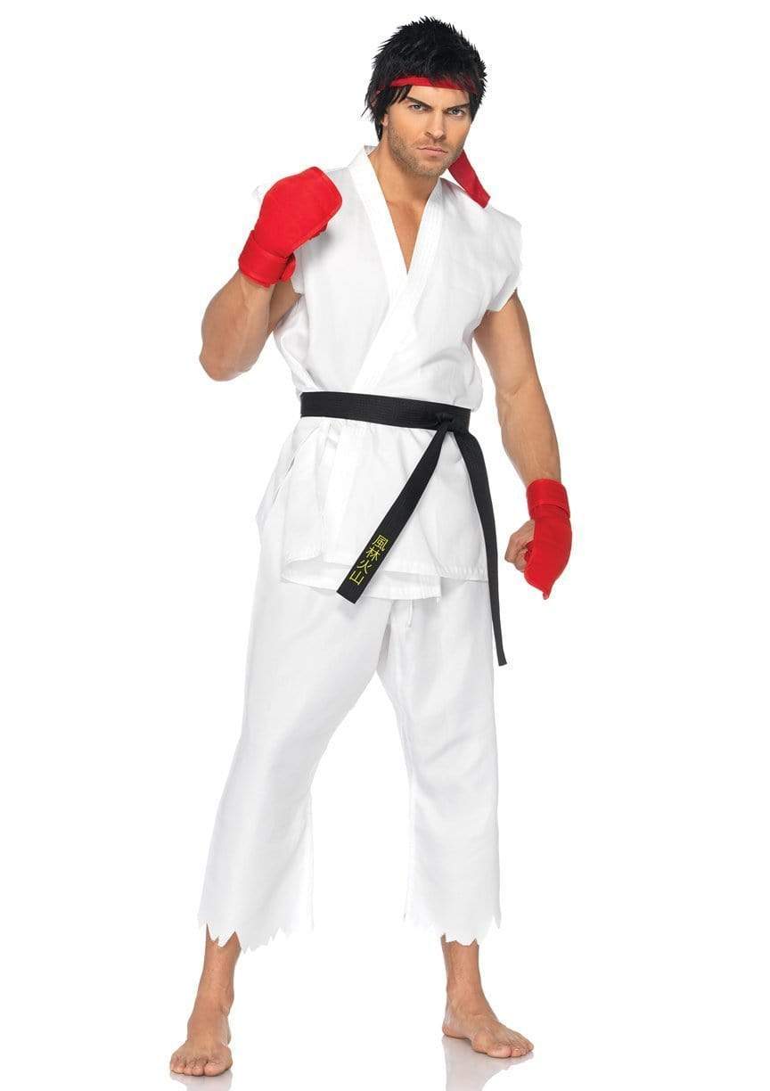 Ryu Street Fighter Men's Costume