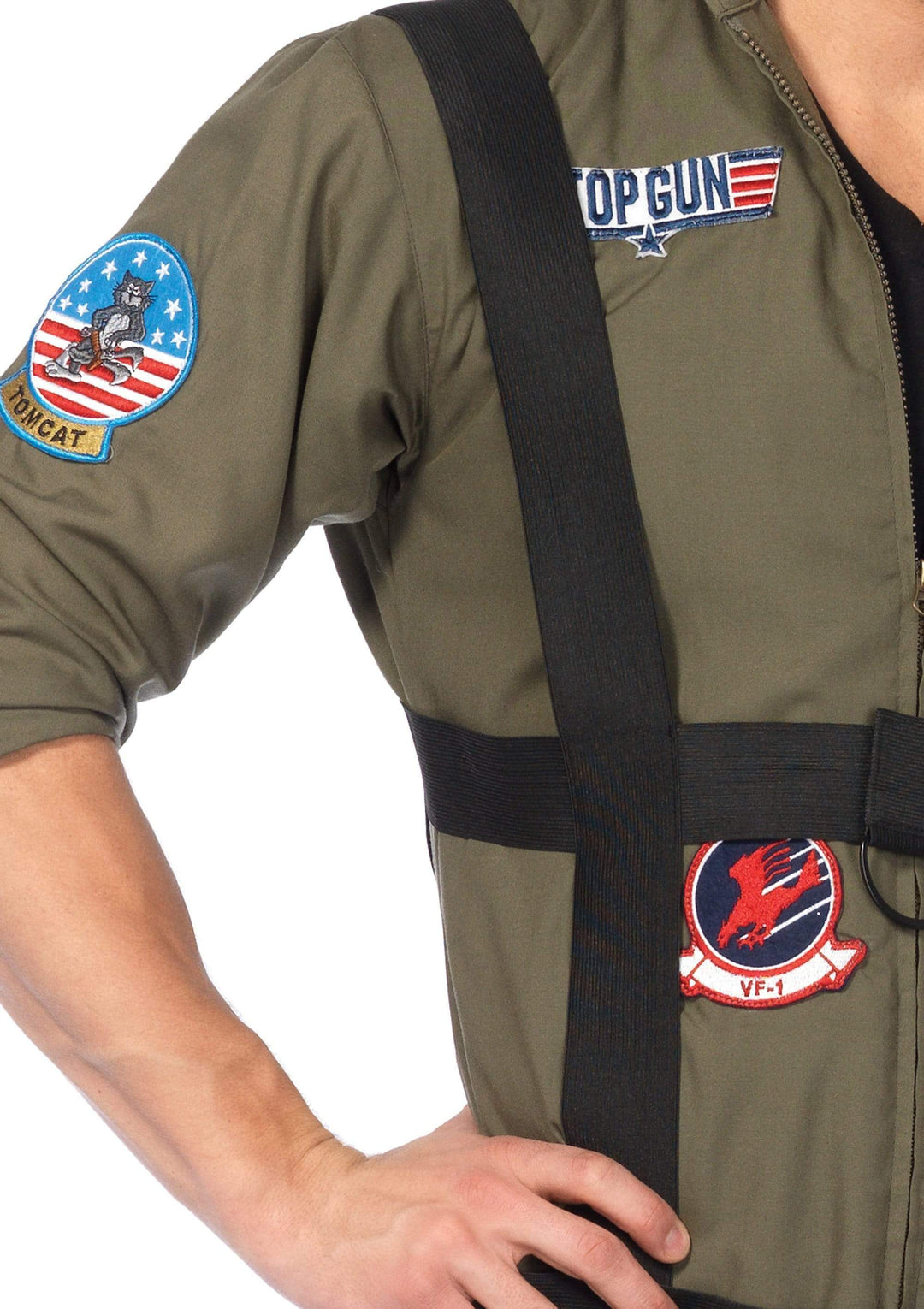 Top Gun Paratrooper Flight Suit with Maverick and Goose Name Badges