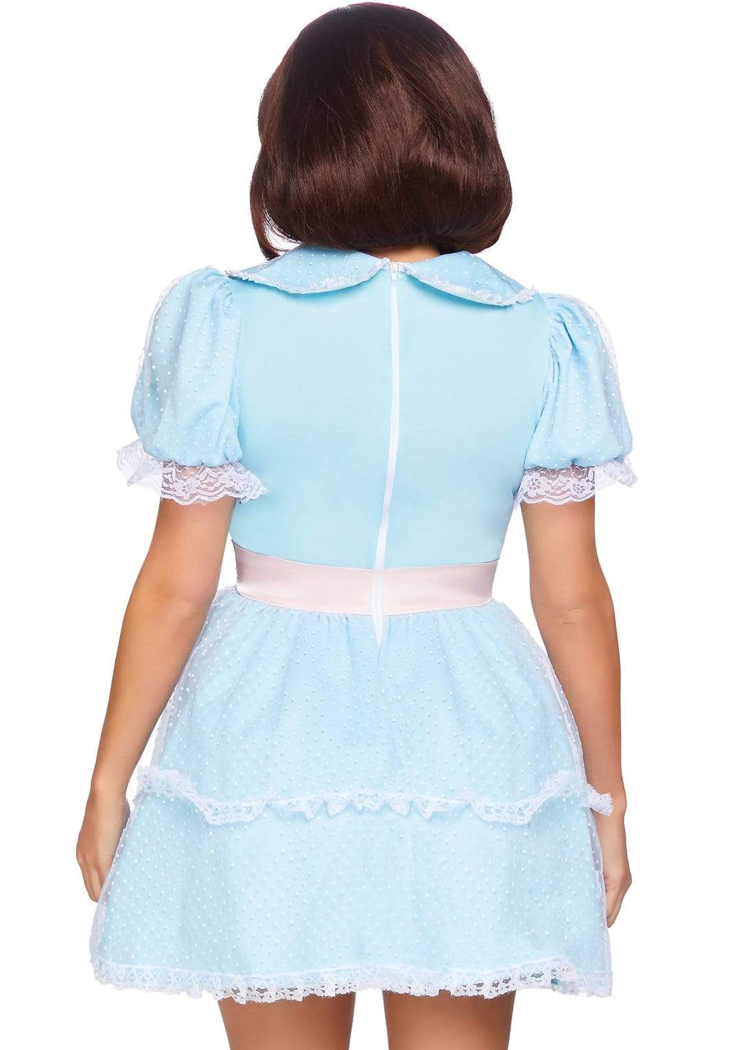 Creepy Sibling Babydoll Dress with Satin Bow Sash