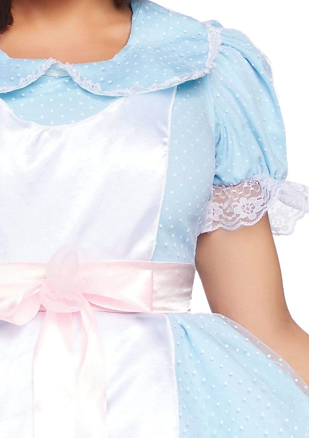 Creepy Sibling Babydoll Dress with Satin Bow Sash