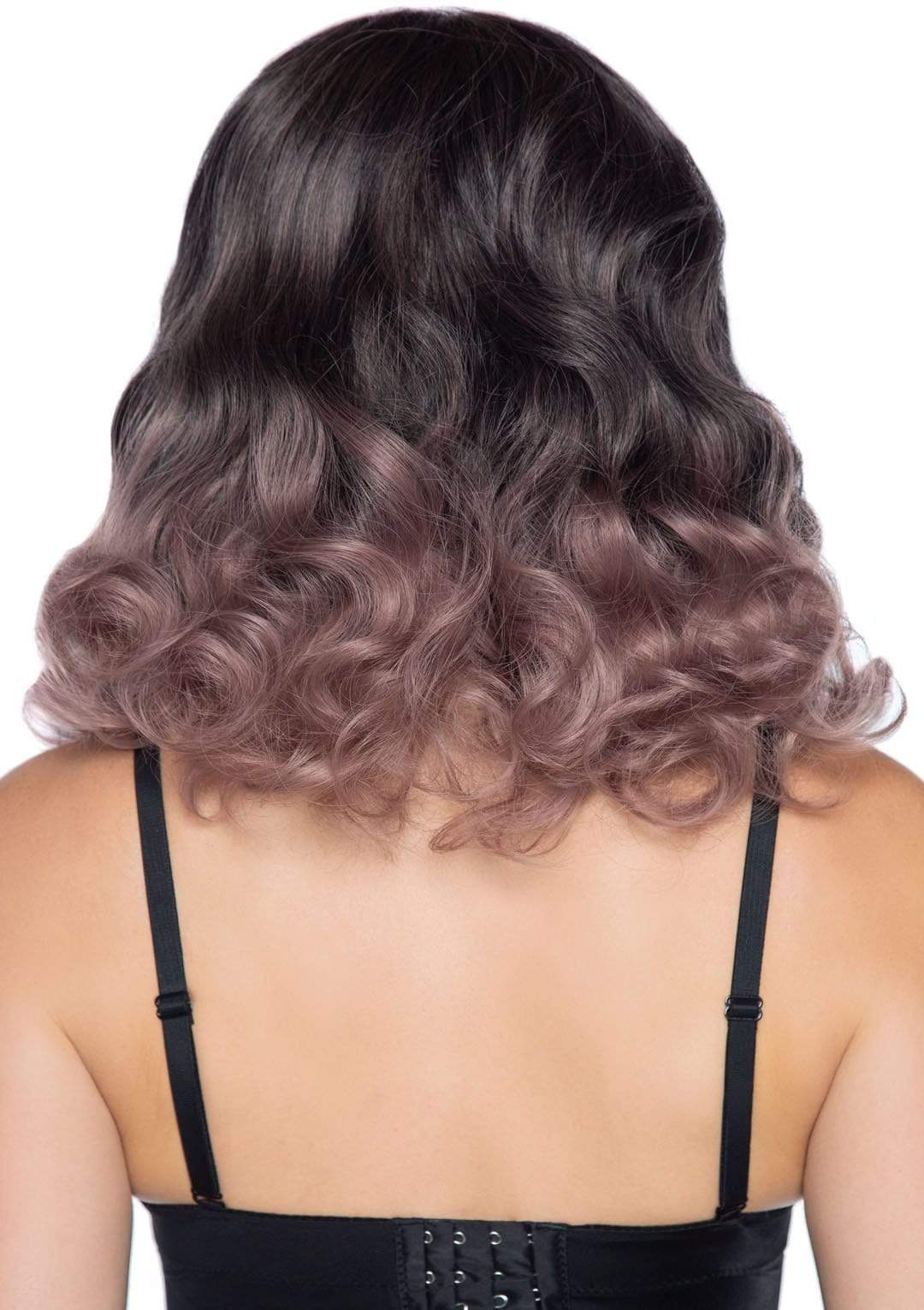 18" Curly Ombre Shoulder Length Wig