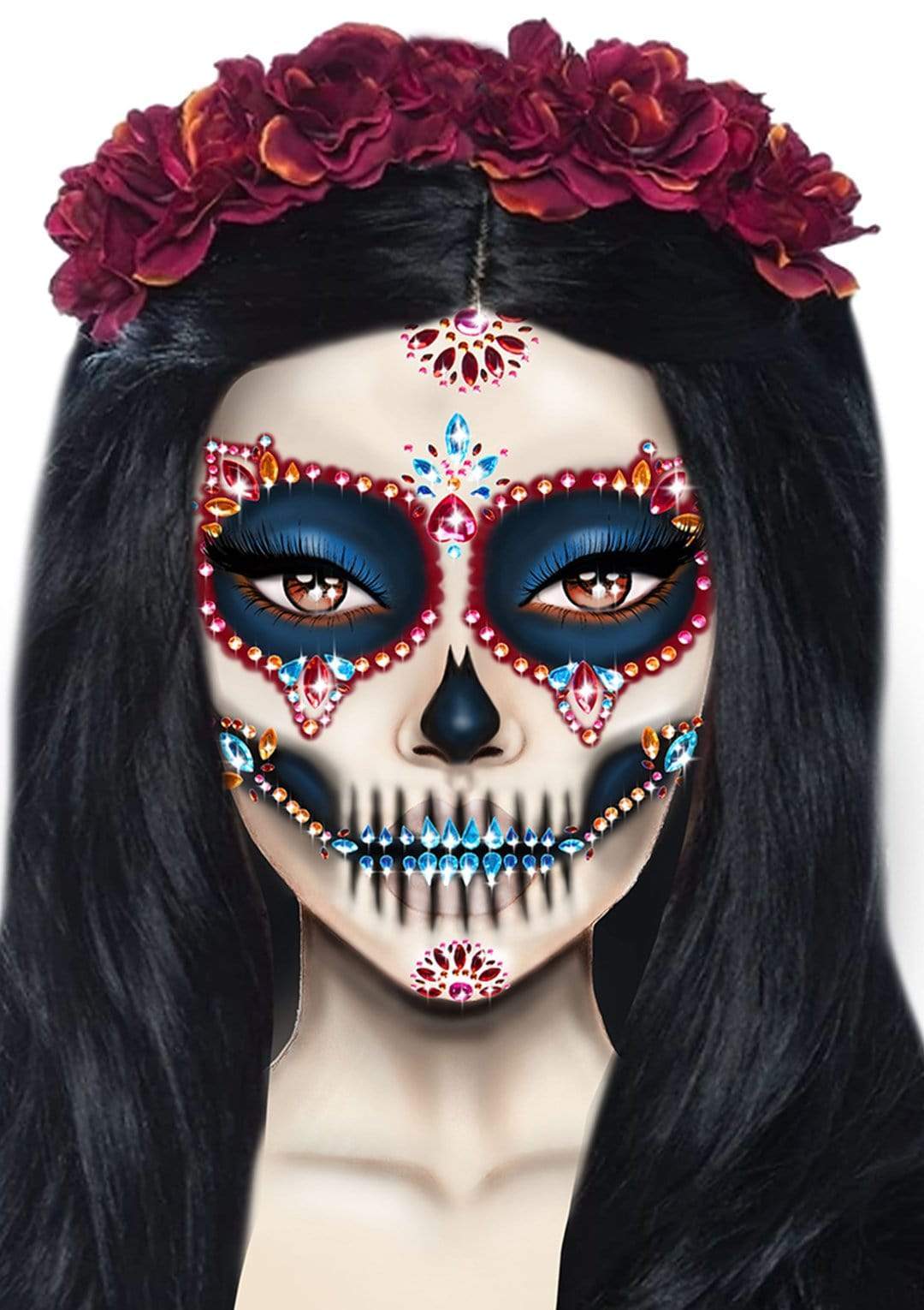 Day of the Dead Face Jewels