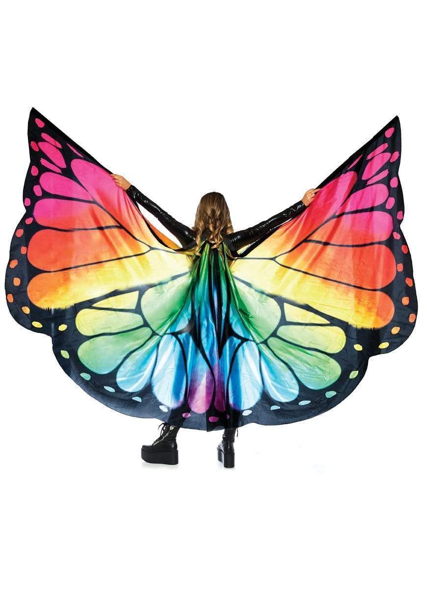 Festival Butterfly Wing Halter Wing Cape with Wrist Straps